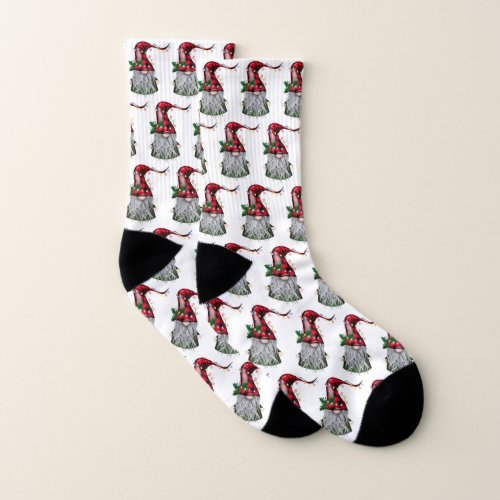 Merry Gnome All_Over_Print Socks