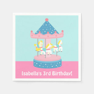 Carousel Birthday Party Supplies Zazzle