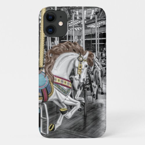 Merry Go Round Carousel iPhone 11 Case