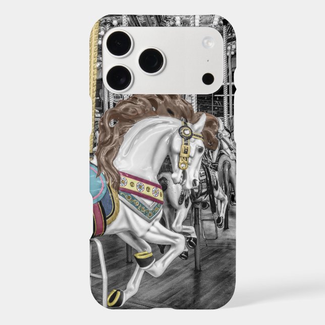 Merry Go Round Carousel Iphone Case (Back)