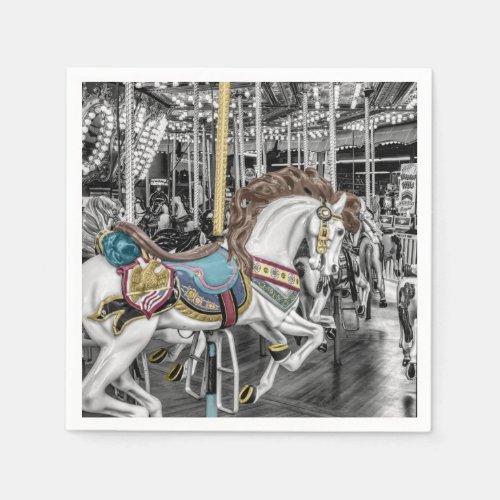 Merry Go Round Carousel Napkins