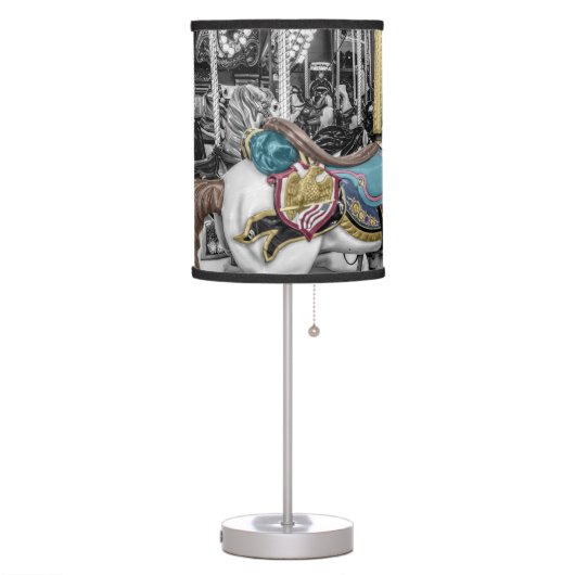 Merry Go Round Carousel Table Lamp (Left)