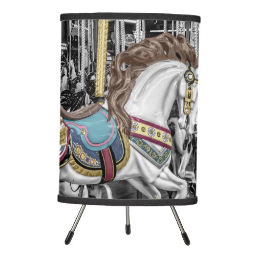 Merry Go Round Carousel Tripod Lamp