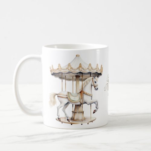 Merry Go Round Circus Carnival Beautiful Cute Coffee Mug