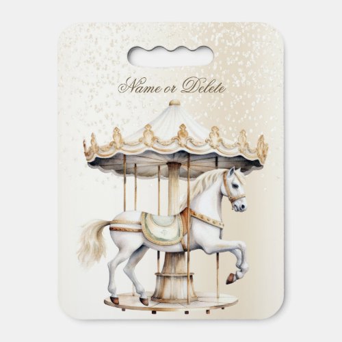 Merry Go Round Circus Carnival Beautiful Cute Seat Cushion