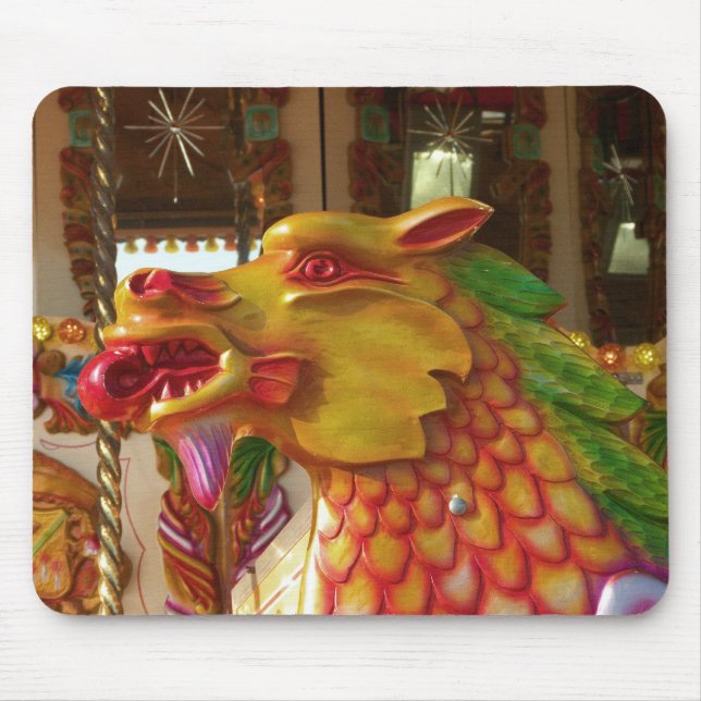 Merry-go-round Dragon Mouse Pad (Front)