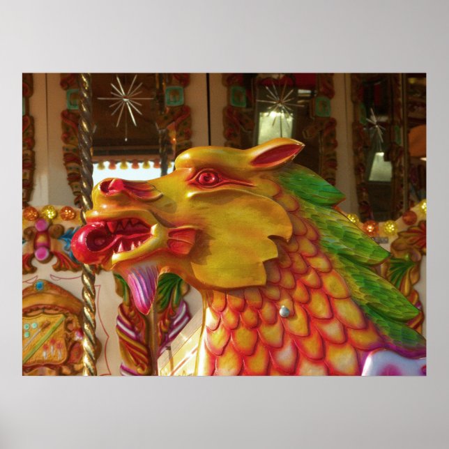 Merry-go-round Dragon Poster (Front)