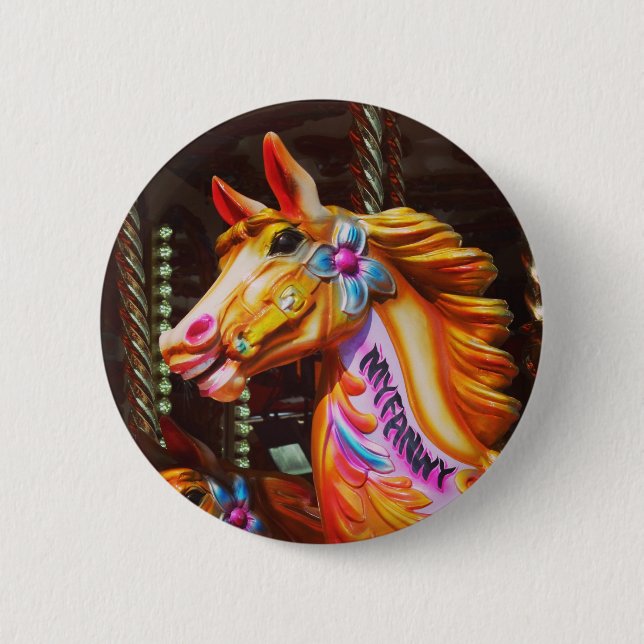 Merry-go-round Horse Button (Front)
