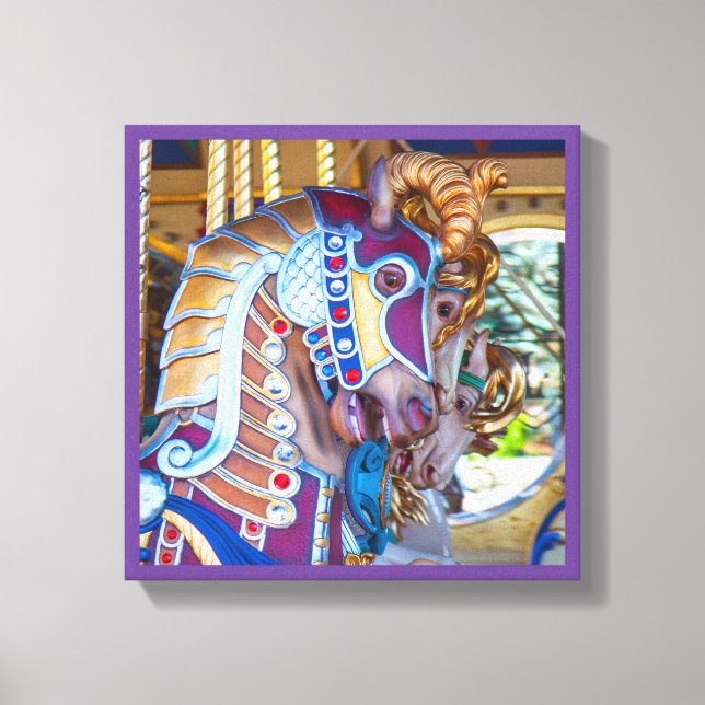 merry-go-round horse canvas 27 series print (Front)