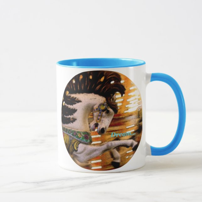 Merry Go Round Horse Painting Dream Mug (Right)
