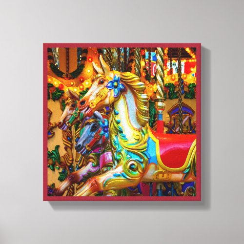 Merry_go_round horse series 28 canvas print