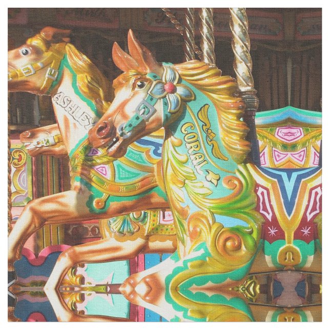 Merry-go-round kaleidoscope fabric 7 (Close Up)