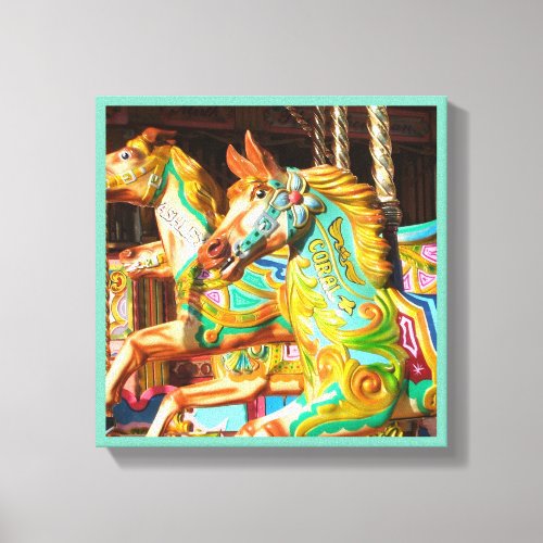 Merry_go_round painted horse carousel series 34 canvas print