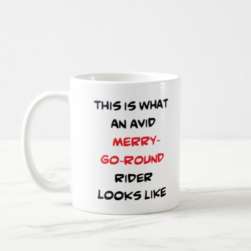 merry_go_round rider avid coffee mug