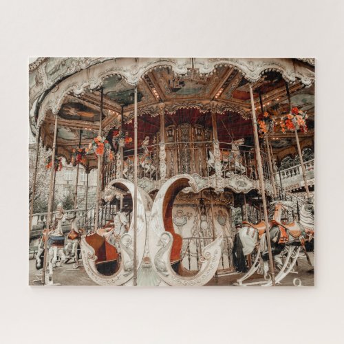 Merry_Go_Round Sacred Heart Montmartre Paris Jigsaw Puzzle