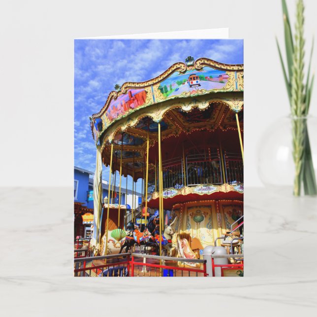 Merry-Go-Round San Francisco Holiday Card (Front)
