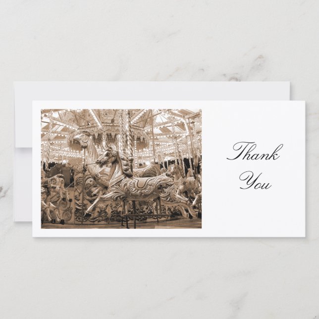 Merry-go-round - Thank You Card (Front)