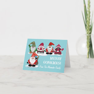 Merry Gonkmas! Christmas design for gonk lovers!  Thank You Card