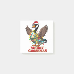 Merry Goosemas Funny Christmas Goose Xmas Post-it Notes
