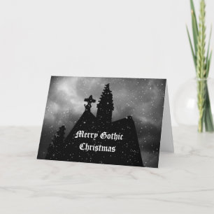 Merry Gothic Christmas card