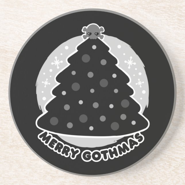 Merry Gothmas  Coaster (Front)