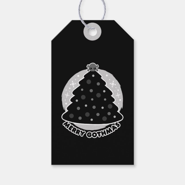 Merry Gothmas  Gift Tags (Front)