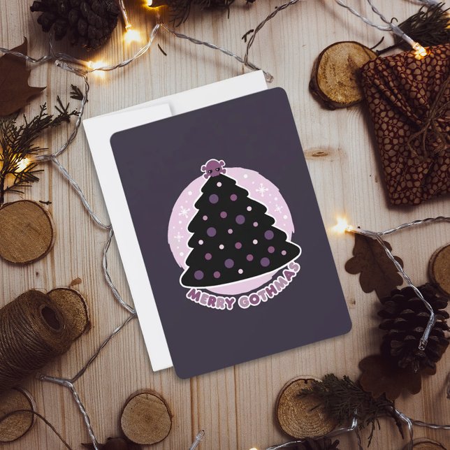 Merry Gothmas Purple Holiday Card (Creator Uploaded)