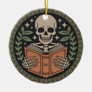 Merry Gothmas To My Favorite Book Lover Ceramic Ornament