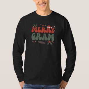 Merry Gram Grandmother Christmas Gram Grandma Xmas T-Shirt