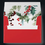 Merry Greenery Envelopes with Return Address<br><div class="desc">Send your special invite out with style with this lovely envelope! Choose the size you need! Add your return address to the front!

See the entire matching collection!</div>