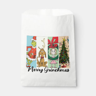 Merry Grinchmas Holiday Collage Favor Bag
