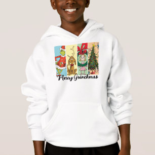 Merry Grinchmas Holiday Collage Hoodie
