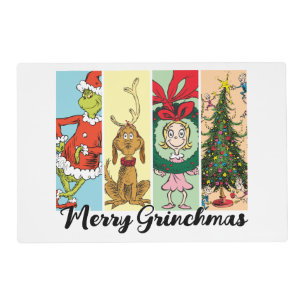 Merry Grinchmas Holiday Collage Placemat