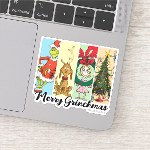 Merry Grinchmas Holiday Collage Sticker