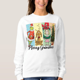 Merry Grinchmas Holiday Collage Sweatshirt
