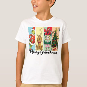 Merry Grinchmas Holiday Collage T-Shirt