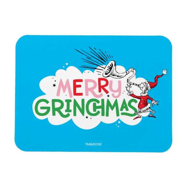 Merry Grinchmas Mister Grinch Magnet (Horizontal)