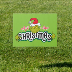 Merry Grinchmas Mister Grinch Sign