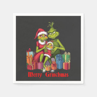 Merry Grinchmas Napkins