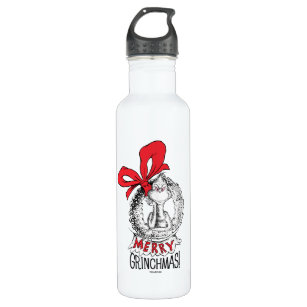 OFFICIAL THE GRINCH CHRISTMAS STAINLESS STEEL WATER DRINKS SPORTS BOTTLE  NEW FIZ