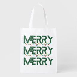Merry   grocery bag