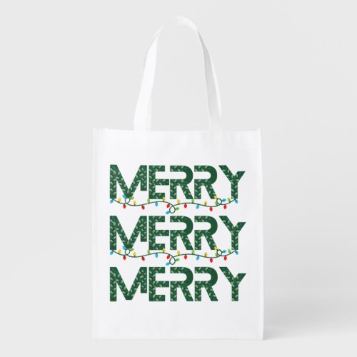 Merry   grocery bag