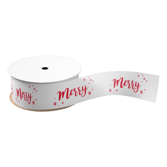 Merry Grosgrain Ribbon (Spool)