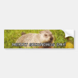Merry Groundhog Day  bumper sticker