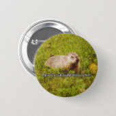 Merry Groundhog Day button (Front & Back)