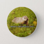 Merry Groundhog Day button