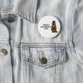 Merry Groundhog Day Button (In Situ)
