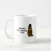 Merry Groundhog Day Coffee Mug (Left)