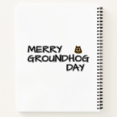 Merry Groundhog Day Notebook (Back)