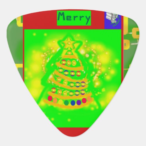 Merry Guitar Pick